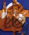 glass cup and bottle Juan Gris
